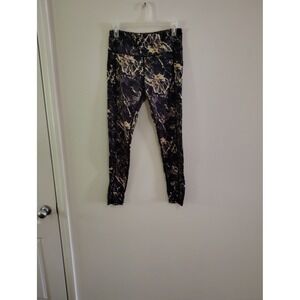 Constantly Varied Gear CVG Black Gold Marble Squat Proof Pocket Leggings Medium
